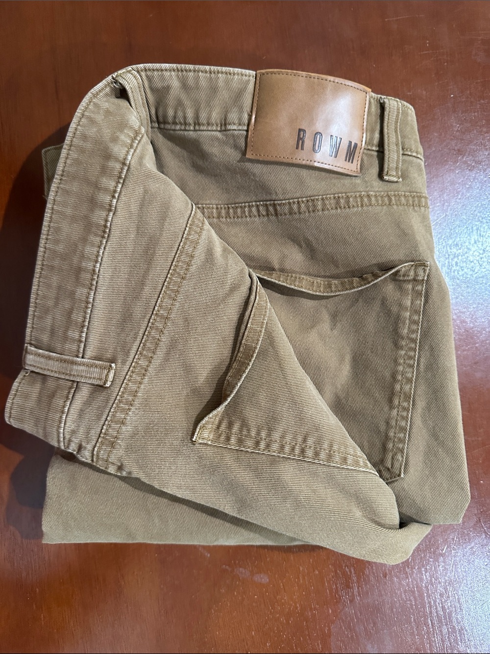 Men's Tan Cotton Canvas Pants